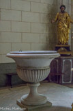 L'église de Riez <br> Fonts baptismaux.