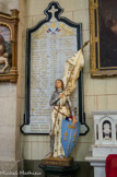 L'église de Riez <br> Statue de Jeanne d'Arc.