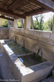 Dans l'histoire de la ville, la fontaine de Blanchon reste attachée à la présence de l'Hôtel-Dieu. C'est ici que l'on venait laver une partie du linge des malades. Dans de nombreux villages, un lavoir, où plus fréquemment l'un des bassins de la fontaine publique, était réservé aux familles dans lesquelles il y avait une personne souffrante. Leur présence traduit la peur de la maladie dans la société d'autrefois, à une époque où les vaccins et les antibiotiques étaient inconnus.