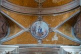 <center>Guillaumes. Église Saint Étienne. </center>  Décor de Luigi Adami vers 1890 repeint par Evangelisti en 1932.