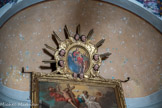 <center>Guillaumes. Église Saint Étienne. </center> La donation du Rosaire.