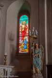<center>Guillaumes. Église Saint Étienne. </center> Saint Jean-Baptiste prêchant.
