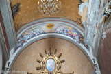 <center>Guillaumes. Église Saint Étienne. </center> La travée de chœur est couverte d’une voûte en berceau plein cintre.
