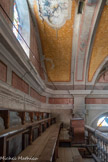 <center>Guillaumes. Église Saint Étienne. </center> La tribune.