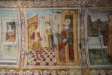 <center>Chapelle Saint Sébastien de Roure. </center> Enrôlé dans l’armée de Dioclétien vers la fin du IIIe siècle comme simple soldat, il se fait remarquer par l’Empereur qui lui offre une carrière fulgurante: il devient rapidement commandant de la garde prétorienne.