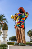 <center>Le Negresco</center>Le joueur de jazz, de Niki de saint Phalle.