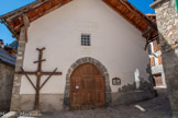 Saint-Dalmas-le-Selvage <br> La chapelle Sainte-Marguerite des Pénitents blancs. Cette chapelle remonte à la seconde moitié du XVe siècle. Au début du XVIIe siècle elle fut légèrement remaniée pour devenir le siège de la confrérie locale des Pénitents blancs.