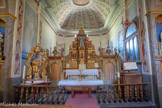 Saint-Dalmas-le-Selvage <br> Dans le chœur a été placé un autel-tabernacle en bois doré, daté de 1730, de François Perrier, conçu comme une iconostase.