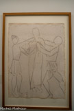 <center>Chapelle du Rosaire dite Matisse</center>Henri Matisse. Dixième station du Chemin de croix.
Le Christ est dépouillé de ses vêtements. Fusain, 60,5 x 60,5 cm.
 Collection de la Chapelle du Rosaire.