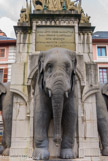 Fontaine des éléphants ou des quatre sans culs.