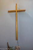 <center>Église Notre-Dame-de-Haute-Lumière aux Saisies.</center> Croix lumineuse.