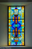 <center>Vassieux.</center>Vitraux de P. Montfollet, Grenoble.