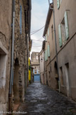 <center>Alba-la-Romaine</center>Au fond, la rue du Four et le château.