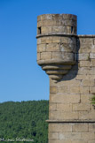 <center>Château de Portes </center> Tourelle en encorbellement.