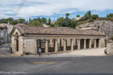 <center>Bourg-Saint-Andéol. </center> Le lavoir construit en 1848 par l'architecte Baussan.