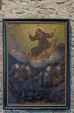 <center>Chapelle saint Joseph des champs</center>D'après une inscription sur le tableau aurait été donné par un dénommé Piétro B..mond. Cette toile représente des religieux Franciscains tels ceux résidants au couvent des Récollets depuis 1610 jusqu’à la Révolution, en extase devant Saint-François d'Assise. Le tableau évoque un épisode de la vie du saint, son voyage à Damiette, où il souhaitait mourir martyr pour Dieu dont il avait eu les stigmates dans les mains. Il voulait auparavant convertir le Sultan Meledin.