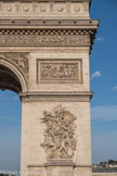 <center>Arc de Triomphe. </center> Face Sud. Le Départ des volontaires de 1792,
aussi appelé La Marseillaise par François Rude. Les funérailles du général Marceau le 20 septembre 1796, par Henri Lemaire