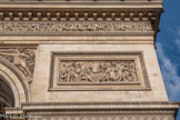 <center>Arc de Triomphe. </center> Face Sud. Les funérailles du général Marceau le 20 septembre 1796, par Henri Lemaire. À la bataille d’Altenkirchen en 1796, l’archiduc d’Autriche, chef de l’armée ennemie vient rendre hommage au général Marceau, mort au combat. Dans la frise, Talleyrand, Mirabeau, Custine, Foy, Desaix, le Duc de Chartres, Masséna, Kléber, Houchard, Kellermann, Daboville, Lefebvre, Augereau, Dumouriez, Miranda, Gouvion-Saint-Cyr, Eugène et Joséphine de Beauharnais, David, Gossec, Rouget de l'Isle.