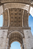 <center>Arc de Triomphe. </center> Figure allégorique représentant l'Artillerie par Debay père.
