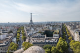 <center>Arc de Triomphe. </center> Avenue d'Iéna et avenue Kléber.