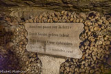 <center>Les Catacombes de Paris. </center>