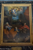 <center>L'église Saint-Joseph des Carmes</center>La chapelle Sainte-Anne se trouve dans l'absidiole droite. Cette chapelle a été concédée en 1620 à Pierre Brûlart de Silery, secrétaire d’état aux affaires étrangères, dont les armes figurent au fronton à côté de celles de son épouse Charlotte, sœur de Jacques d’Estampes de Valencey, lui-même concessionnaire de la chapelle Saint-Jacques dans le même édifice, avec la permission de l’embellir. La chapelle serait l'œuvre de Georges Lallemant et d'un groupe de peintres plus ou moins maniéristes du XVIIe siècle. Le tableau représente Anne, Marie et Joachim.
