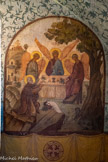 <center>La cathédrale Saint-Alexandre-Nevsky</center>Visite des trois anges à Abraham. A droite, le chêne de Mambré ( ou Moré).