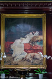 <center>Le Grand Hôtel. </center>Portrait de Sarah Bernhardt (1876), par Georges Clairin.