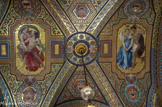 <center>Avant-foyer. </center> A gauche,  Aurore et Céphale. A droite, Hermès et Psyché.