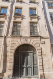 <center>Rue Mazarine.</center>Dans cette maison habita, en 1791, le député Girondin Charles Barbaroux, 1767-1794.