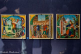 <center>Musée Marmottan Monet.</center> Saint Michel combattant le Démon - Initiale B
Saint Maurice et la Légion Thébaine. Initiale N 
Le Roi Salomon. Initiale A.