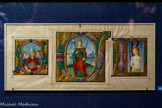 <center>Musée Marmottan Monet.</center> Saint Grégoire et deux saints. Initiale S.
Sainte Agathe. Initiale G
Saint Sébastien. Initiale L.