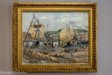 <center>Musée Marmottan Monet.</center> Berthe Morisot 1841-1895. BATEAUX EN CONSTRUCTION
1874
Huile sur toile
