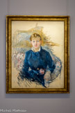 <center>Musée Marmottan Monet.</center> Berthe Morisot. PORTRAIT DE LOUISE RIESENER
1881
Huile sur toile