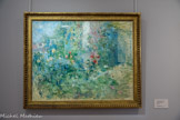 <center>Musée Marmottan Monet.</center> Berthe Morisot. LE JARDIN À BOUGIVAL
1884
Huile sur toile