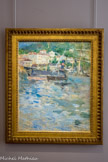 <center>Musée Marmottan Monet.</center> Berthe Morisot. LE PORT DE NICE
1882 Huile sur papier marouflé sur toile