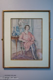 <center>Musée Marmottan Monet.</center> JULIE MANET (1878-1966)
PORTRAIT D'ANNIE CONAN
Vers 1951
Aquarelle
