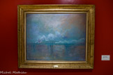 <center>Musée Marmottan Monet.</center> CLAUDE MONET 1840-1926
CHARING CROSS BRIDGE. FUMÉES DANS LE BROUILLARD 1902
Huile sur toile