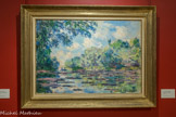 <center>Musée Marmottan Monet.</center> BRAS DE SEINE A GIVERNY 1885
Huile sur toile