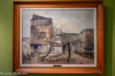 <center>Musée de Montmartre</center>RENÉ ZIMMERMANN (1904 -1991)
La Maison d’Utrillo (Montmartre), 1933
Huile sur toile
Musée de Montmartre, acquis grâce au soutien de la Fondation pour le Rayonnement du Musée de Montmartre