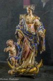 <center>Le Trésor de Notre-Dame. </center> Vierge à l'enfant. Bois peint. Fin du XVIIe siècle.
