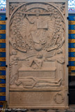 <center>Chapelle de Louis IX</center>Pierre tombale d’Étienne Yver, chanoine de Paris et de Rouen (+ 1468)
15e siècle