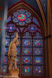 <center>Chapelle des chrétiens d'Orient</center>Saint Georges de Lydda (Martyr (v. 280-303)
Saint Georges, martyr d'Orient, affermis notre foi. <br> Vitrail de la Vie de Saint Louis. Édouard Didron, maitre-verrier, 1835.