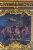 <center>La Banque de France.</center> Auguste ordonne de fermer les portes du temple de Janus, ou la Paix d'Auguste. Copie de Carlo Maratta.