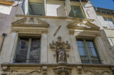 <center>Rue du Docteur-Fanton. </center> Belle façade 17e siècle