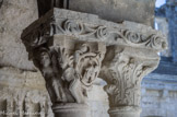 <center>Galerie Est</center>La Tentation du Christ et le démon. Feuilles d'acanthe