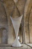 <center>L'abbatiale (XIIe siècle)</center>Le transept.