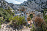 <center><center>Le Malvallon médian.</center></center>Les trois arches.
