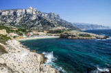 <center>La calanque de Marseilleveyre. </center>