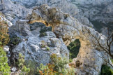 <center><center>Le Malvallon médian.</center></center>Les trois arches.